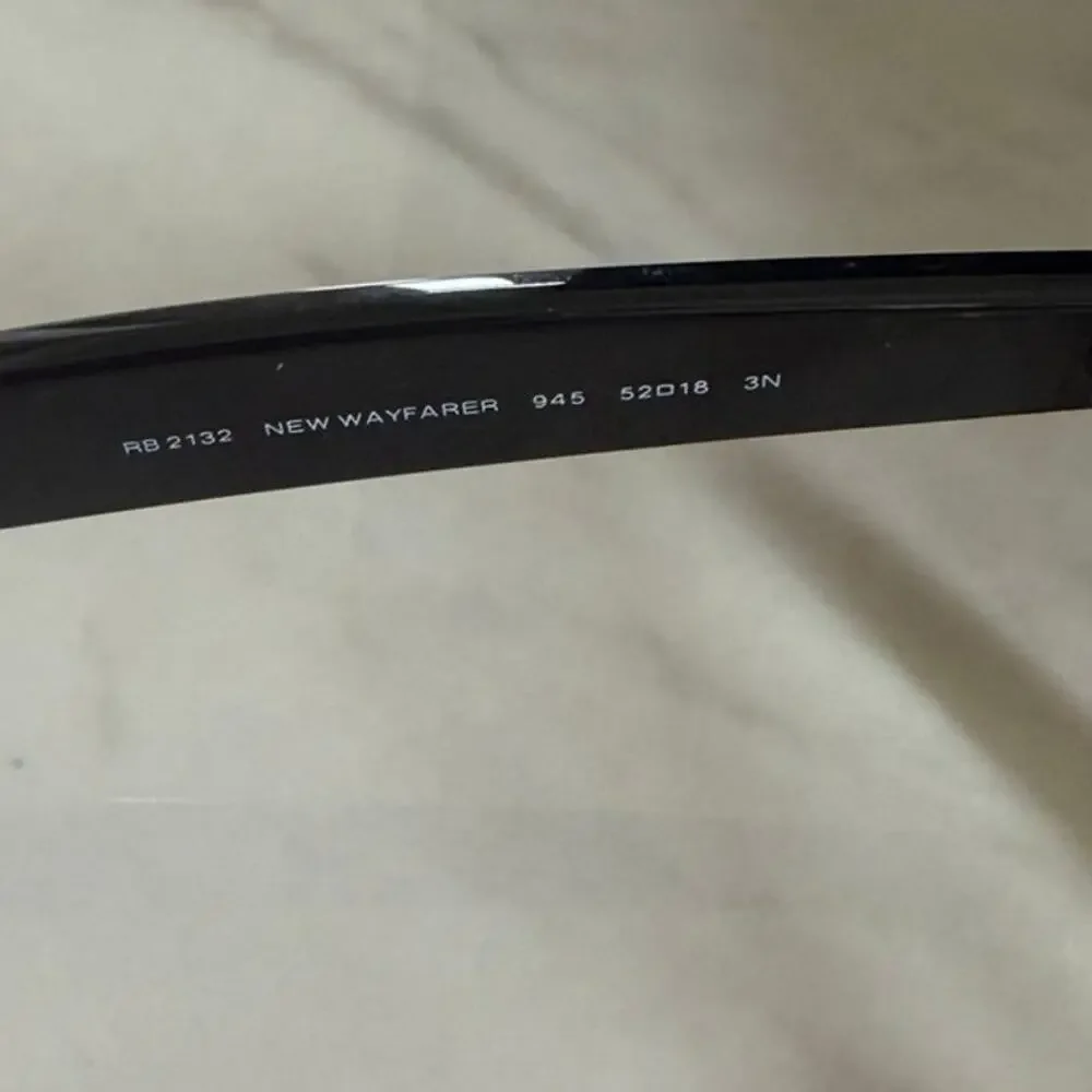 Ray Ban Honey Crystal/Black RB 2132 945 New Wayfarer PRESCRIPTION FRAME ONLY